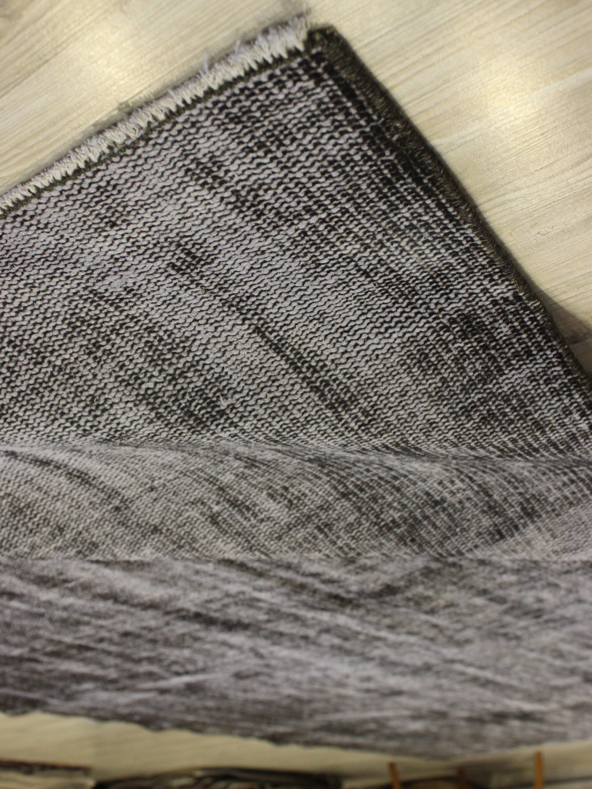 Vintage-Style Handwoven Wool Rug — detail view 5, handmade vintage rug