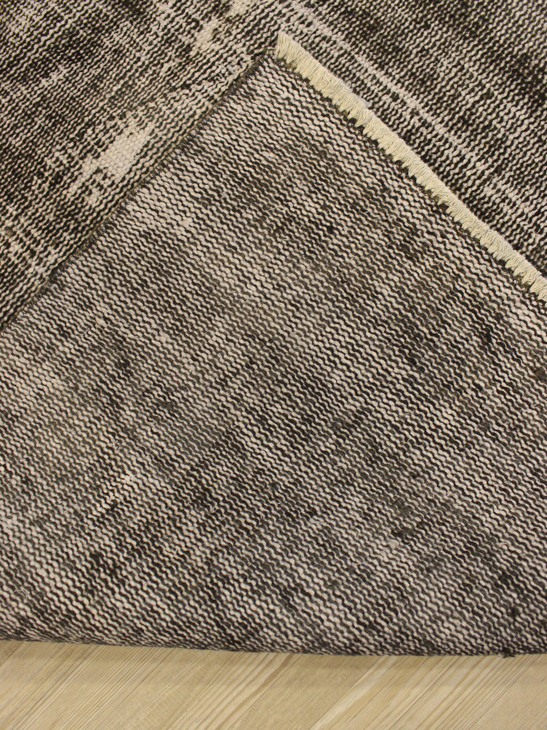 Distressed Vintage Handmade Rug — detail view 3, handmade vintage rug