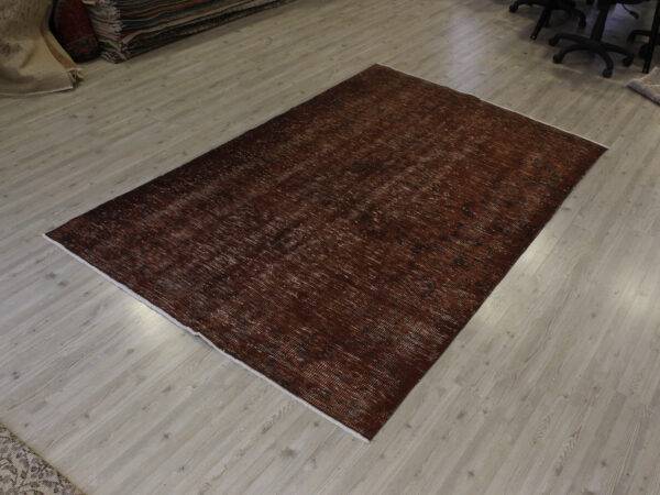 Vintage-Style Handmade Wool Rug, Handmade rug, cotton wool/weave, size 154 × 245 cm, from Kayseri, SKU 10658