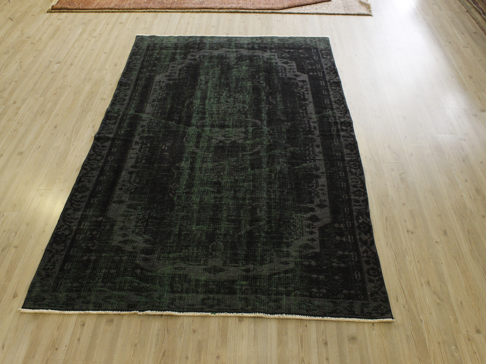 Handmade Distressed Rug — detail view 5, handmade vintage rug