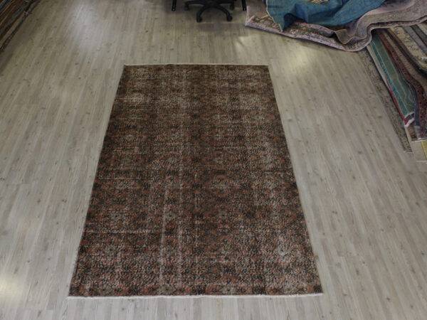Handwoven Vintage Rug, Handmade rug, wool, cotton & silk wool/weave, size 136 × 240 cm, from Cappadocia, SKU 10660