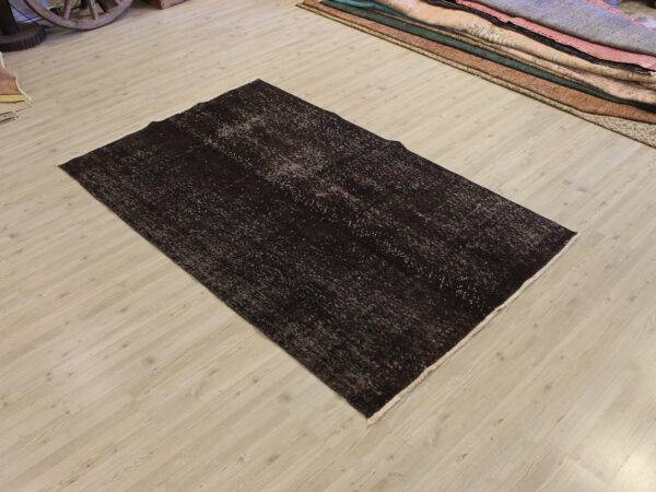 Hand-Woven Wool Vintage Rug, Handmade rug, wool & cotton wool/weave, size 114 × 183 cm, from Van, SKU 10669