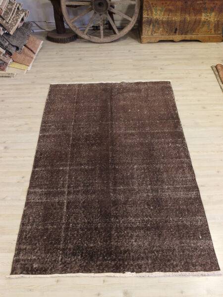Vintage Hand-Woven Wool Rug, Handmade rug, silk wool/weave, size 110 × 195 cm, from Van, SKU 10690