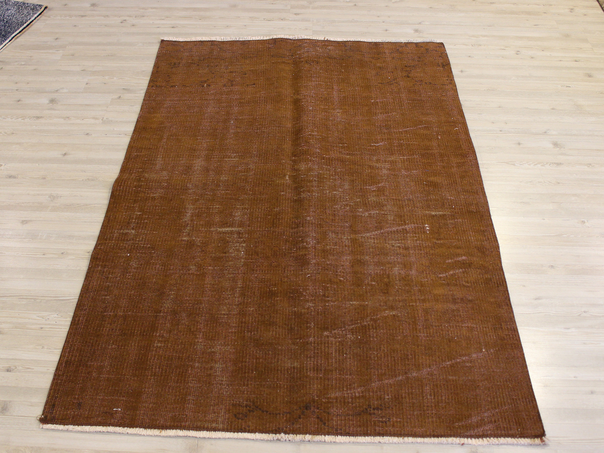 Vintage Distressed Wool Rug — detail view 2, handmade vintage rug