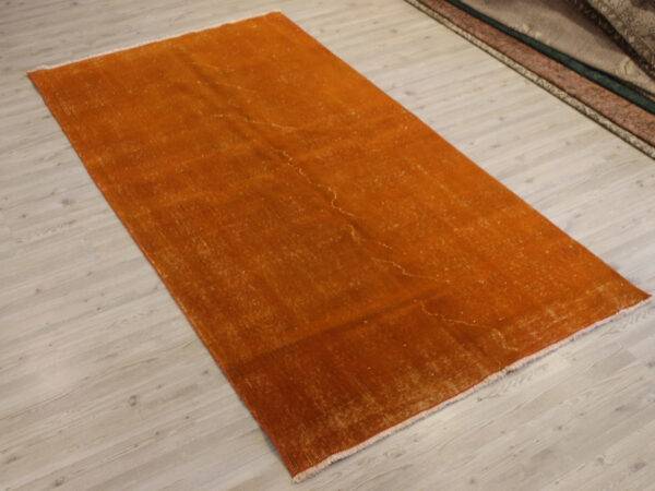 Vintage Hand-Woven Wool Rug, Handmade rug, wool, cotton & silk wool/weave, size 110 × 210 cm, from Van, SKU 10702