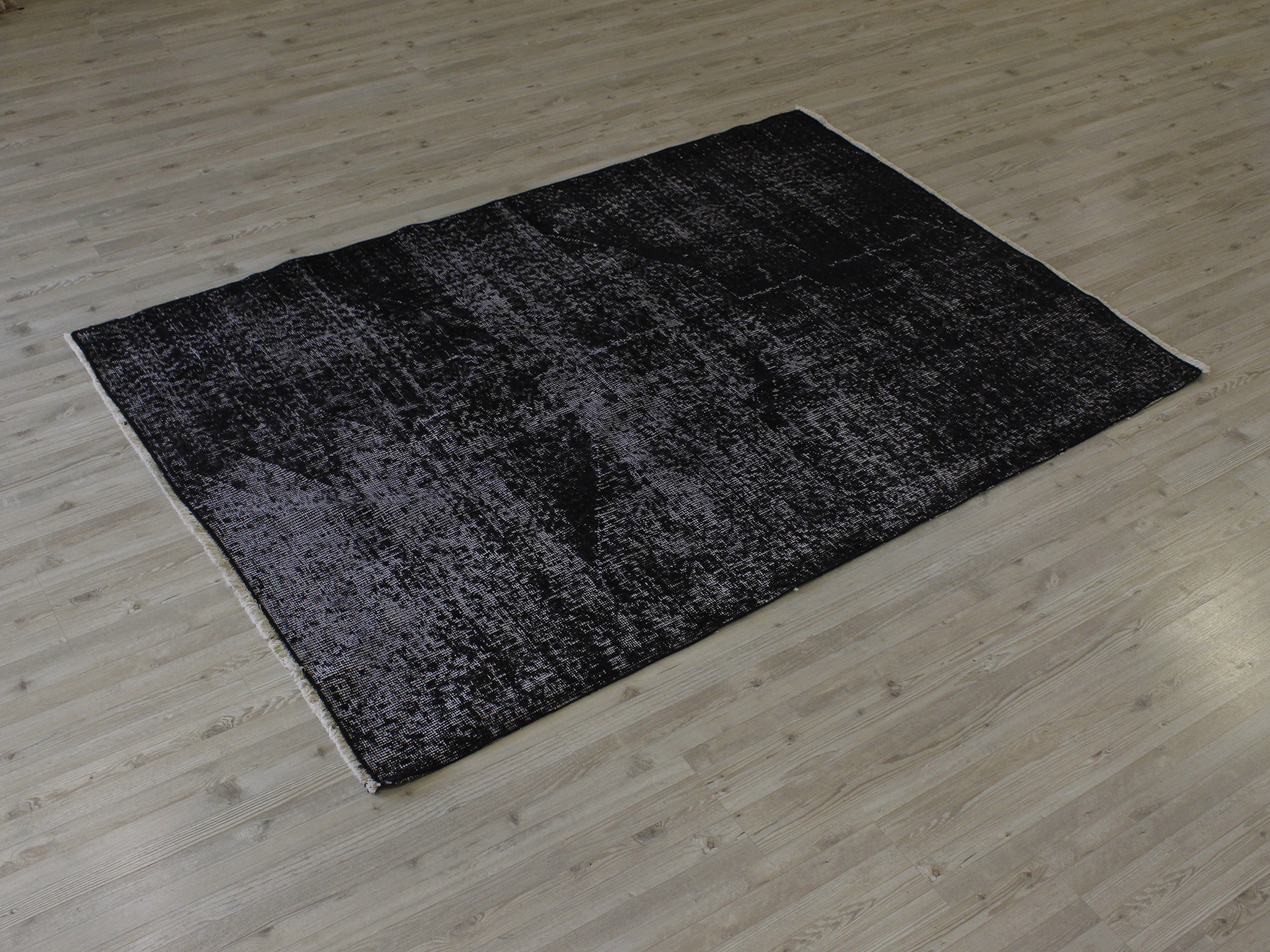 Vintage Handmade Wool Rug — detail view 2, handmade vintage rug