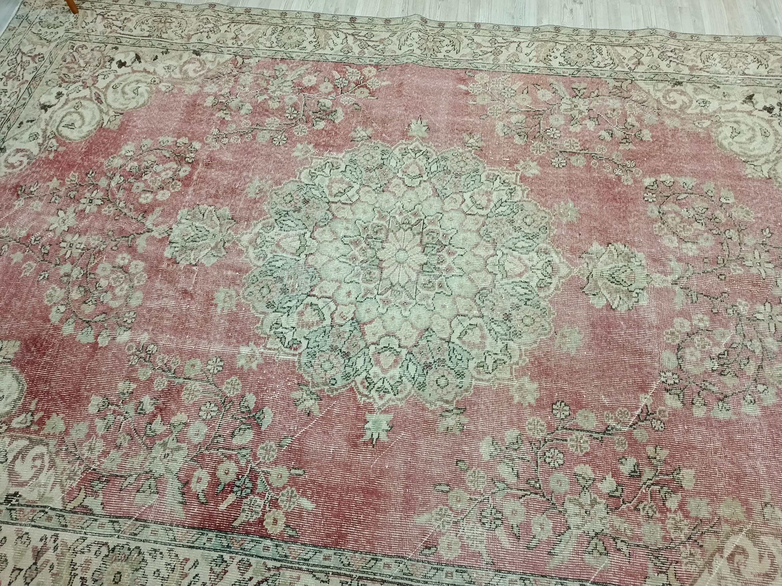 Doğal Yün Eskitme Halı 190x302 cm 10825 - Görsel 4