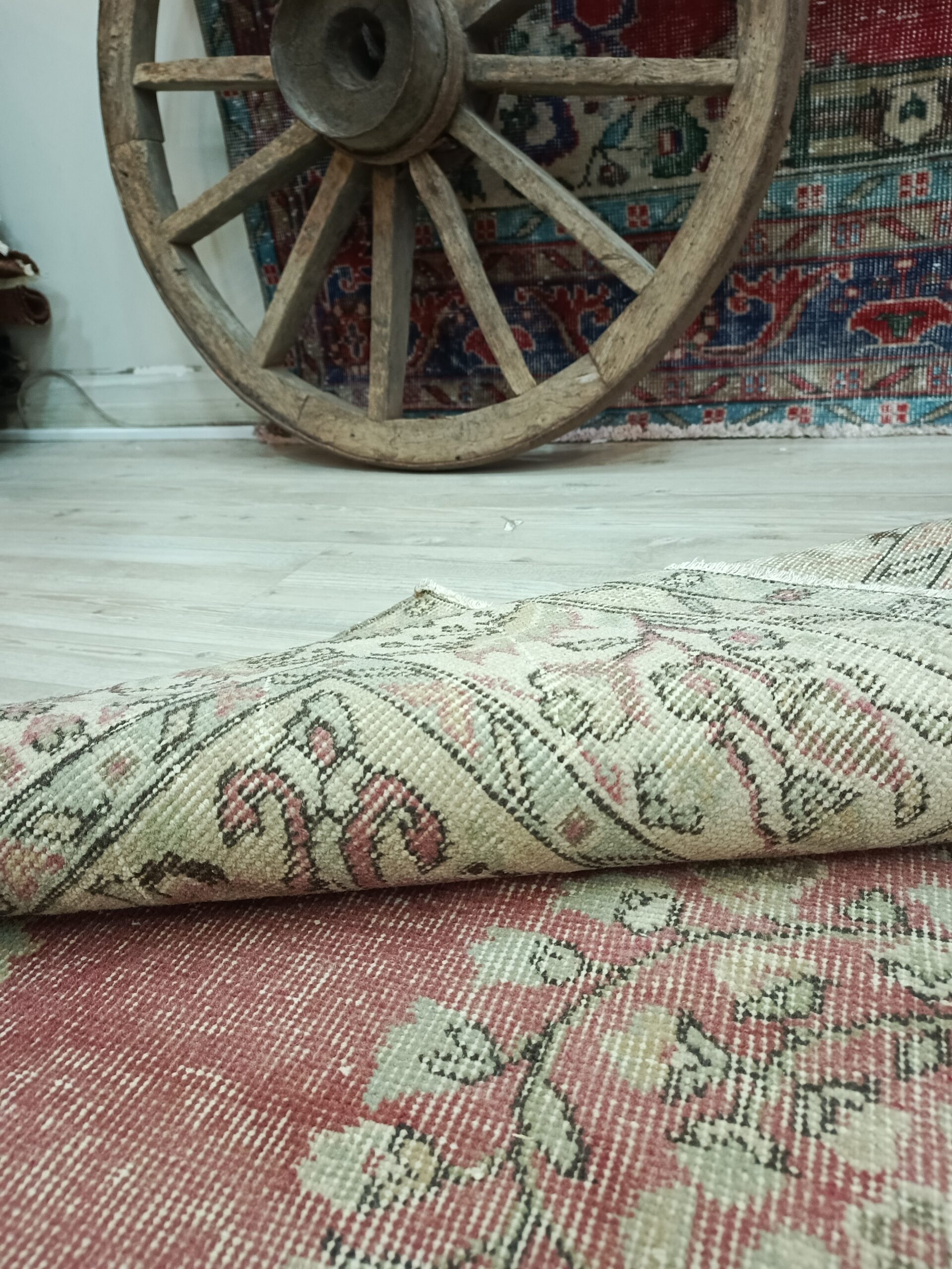 Doğal Yün Eskitme Halı 190x302 cm 10825 - Görsel 3