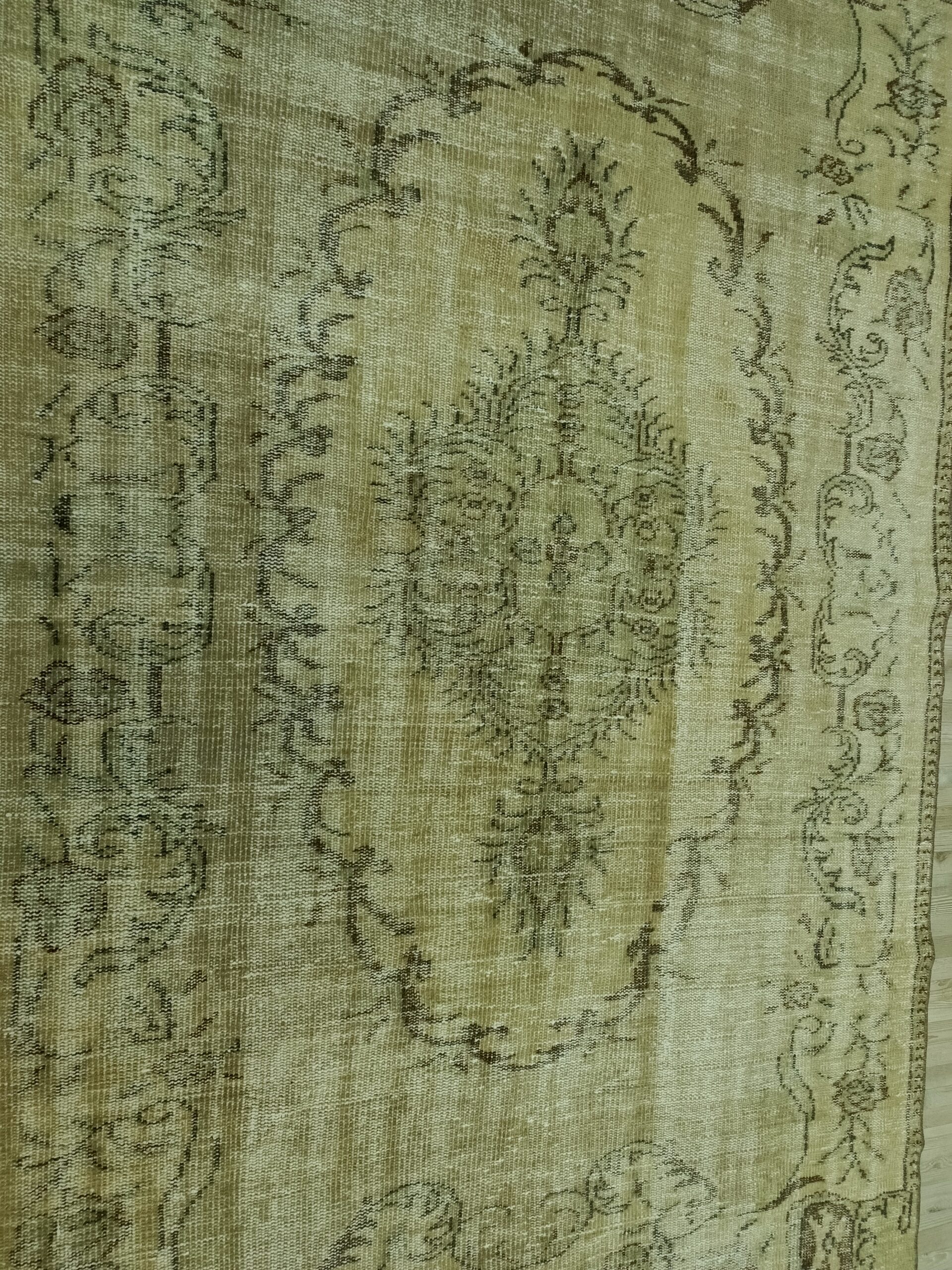 Vintage Wool & Cotton Rug — detail view 4, vintage vintage rug